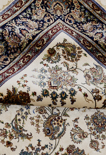 Cream Noir Floral Rug
