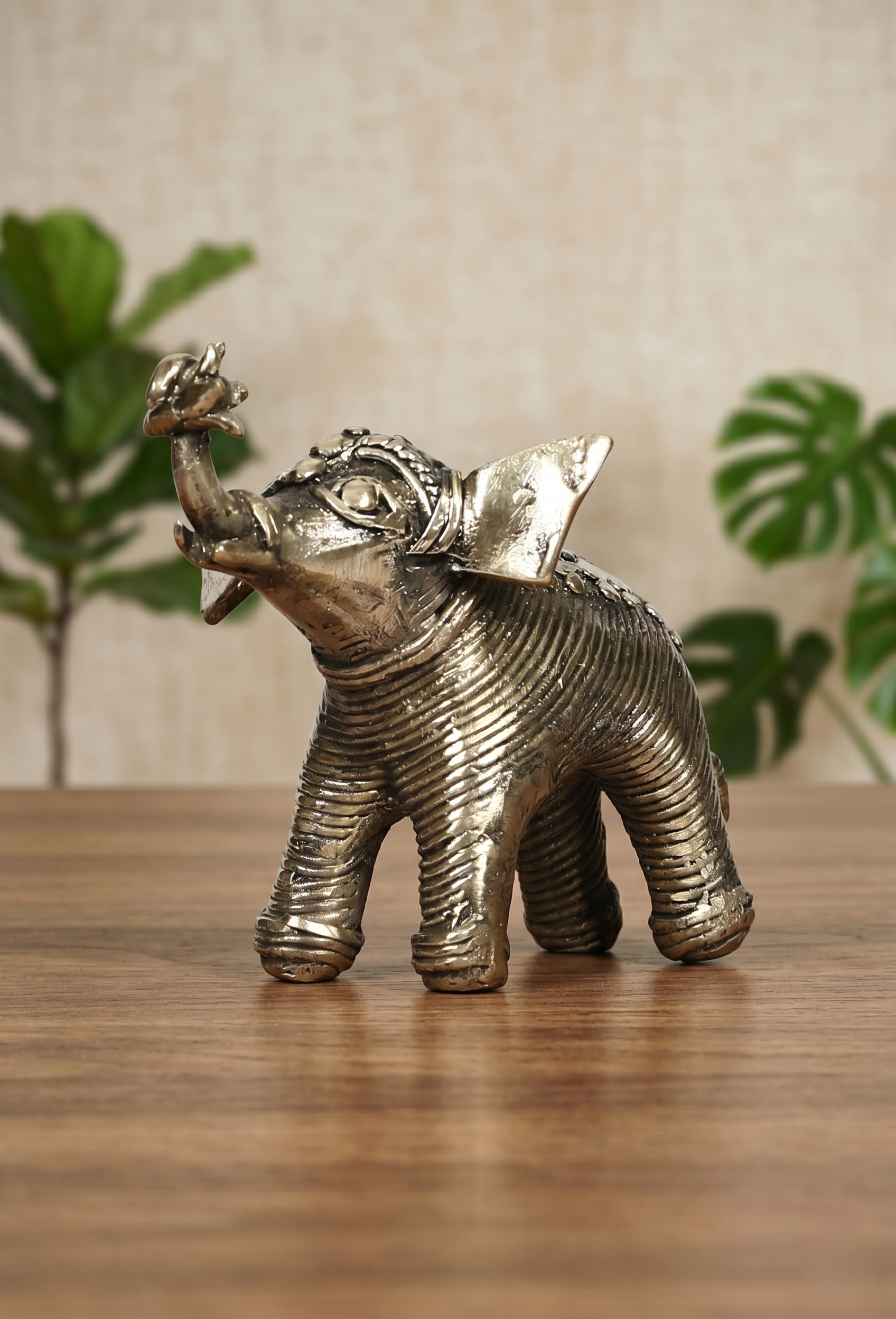 Khushi-Living-Artefacts-Brass-Elephant-Baby