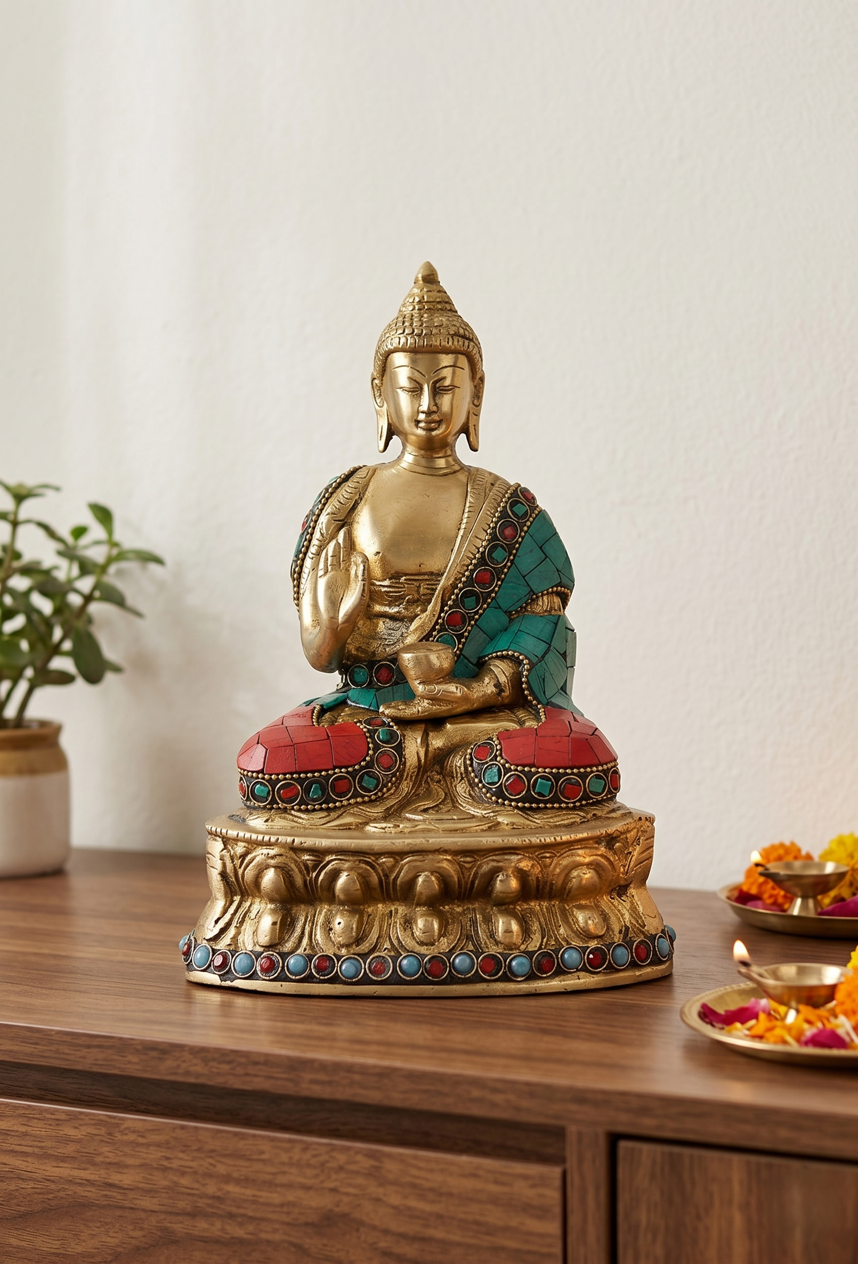 Khushi-Living-Artefacts-Brass-Buddha