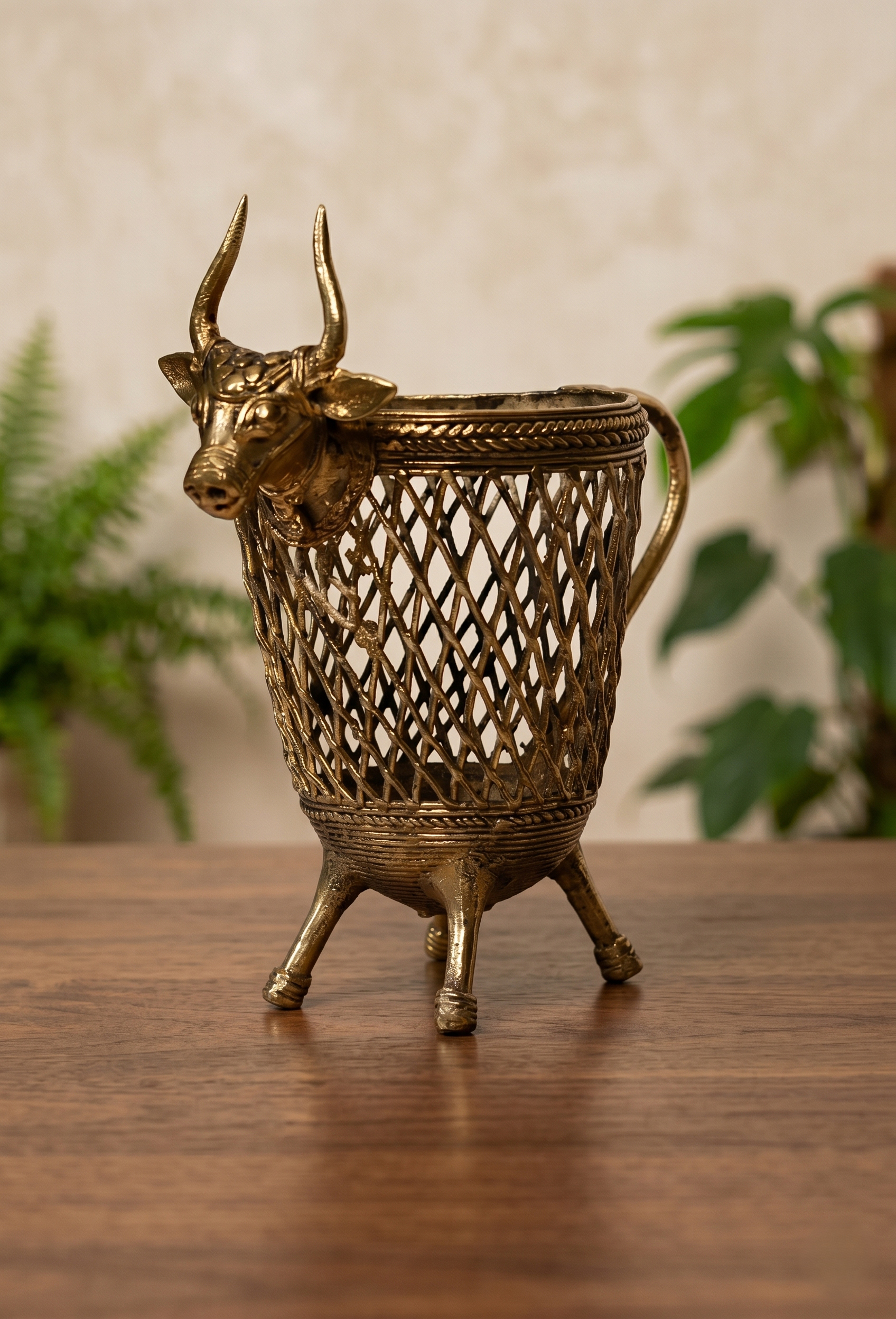 Khushi-Living-Artefacts-Brass-Bucket