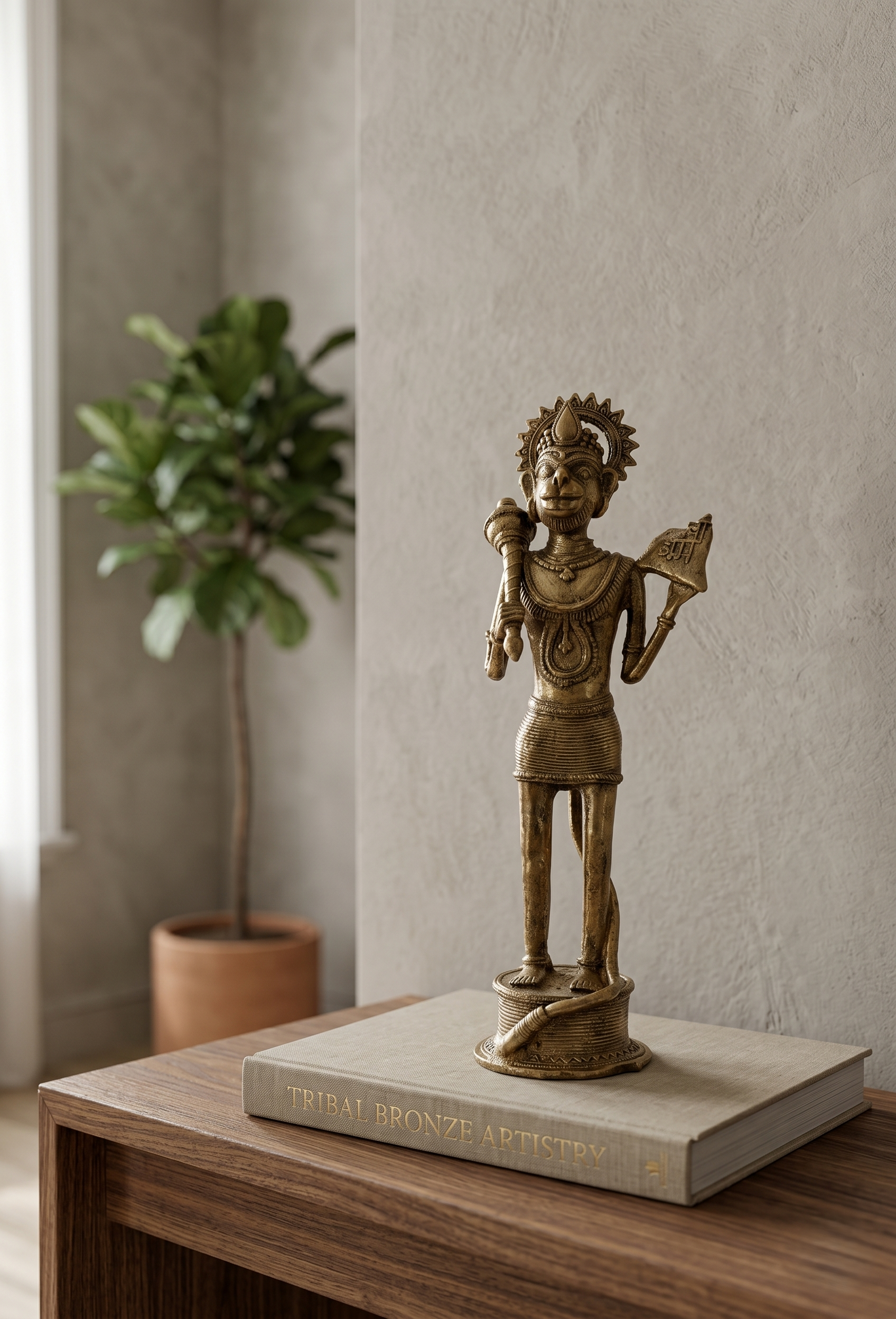 Khushi-Living-Artefacts-Brass-Hanuman Jii