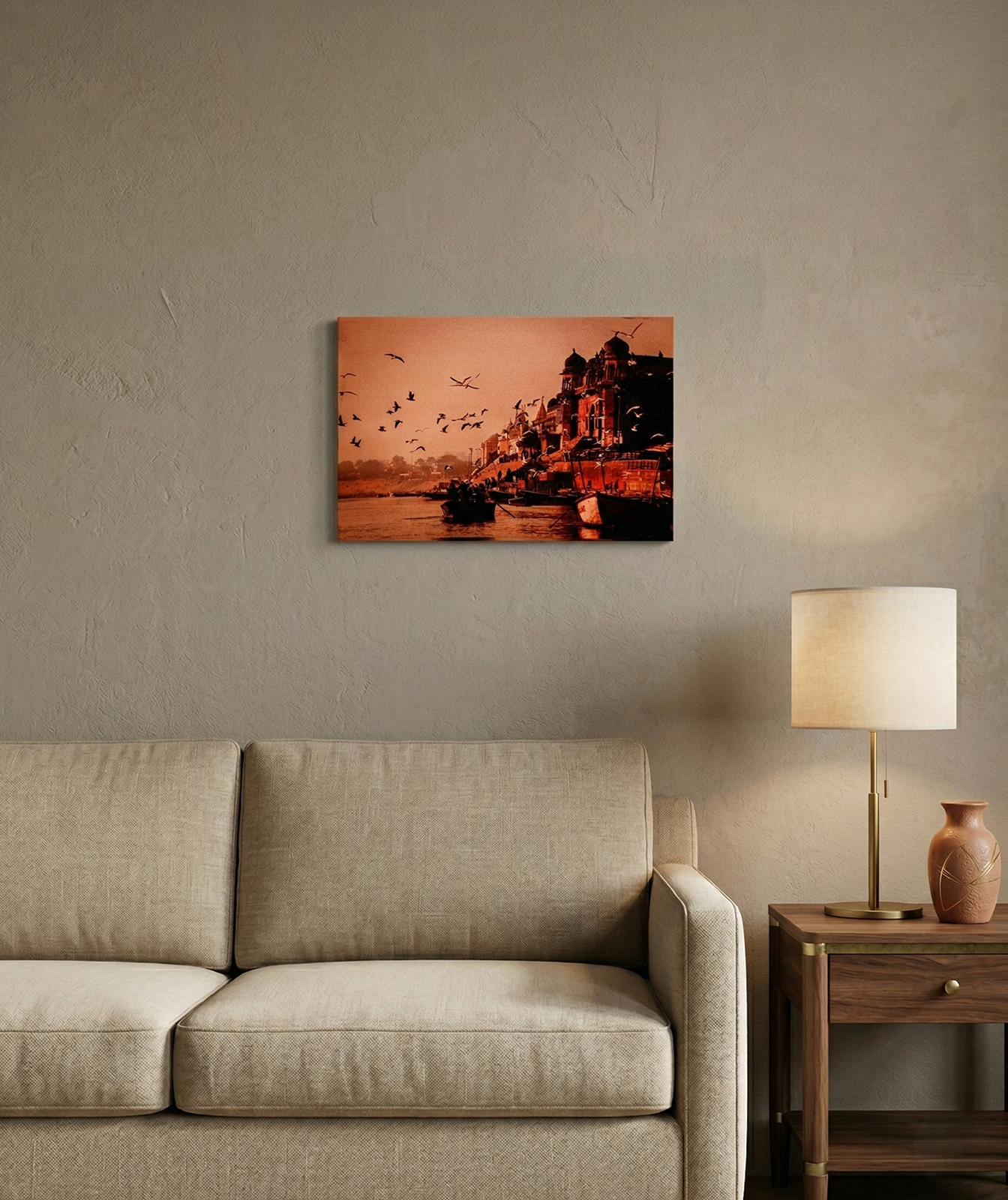 Khushi-Living-Paintings-Devotional-Kashi-Ghat