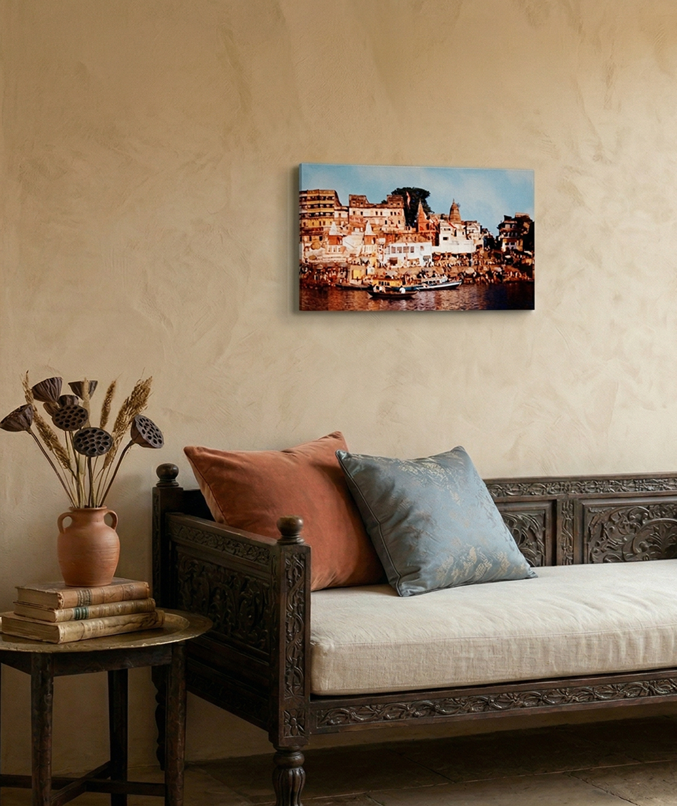 Khushi-Living-Paintings-Devotional-Kashi-Ghat