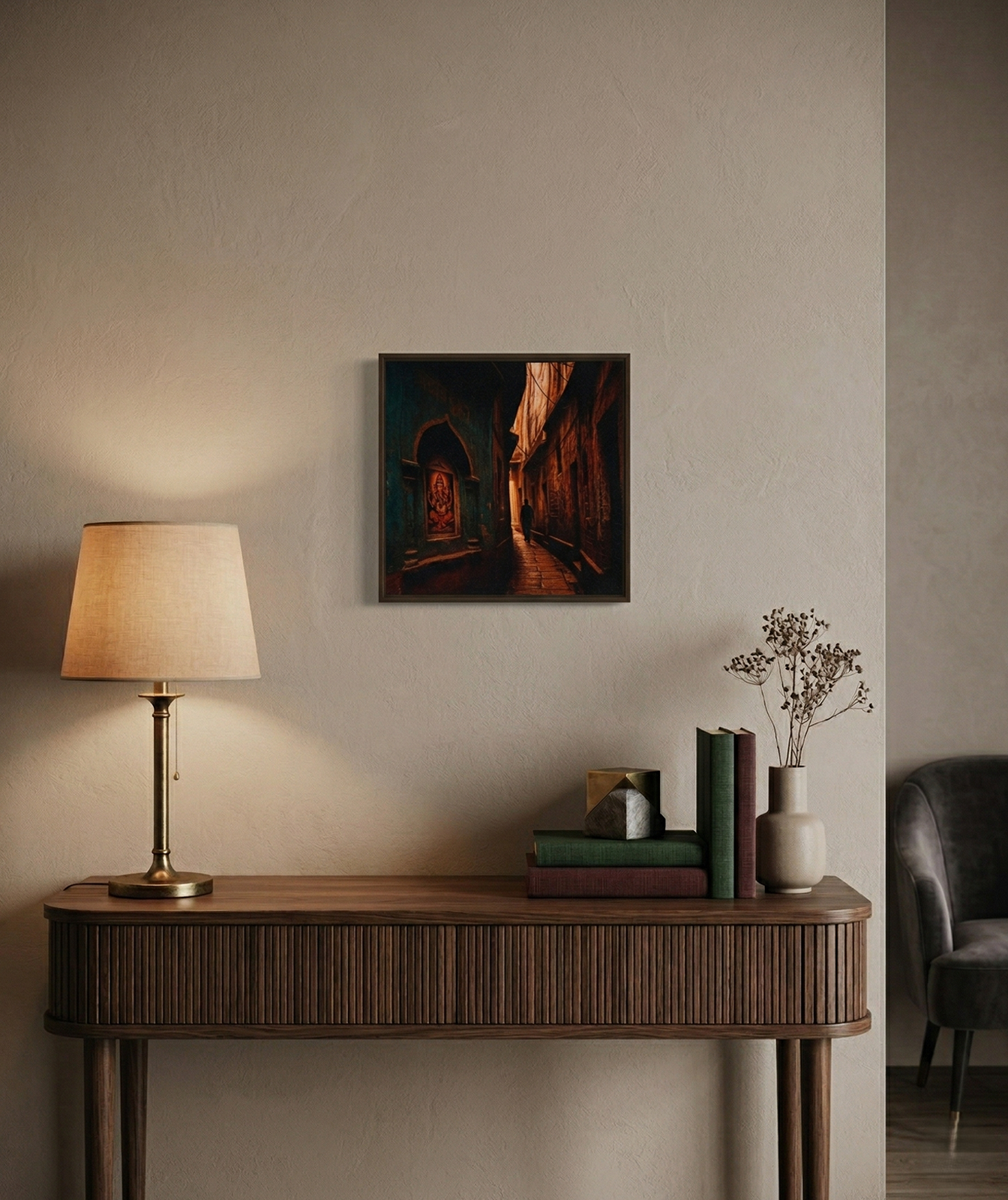 Khushi-Living-Paintings-Devotional-Kashi-Ghat