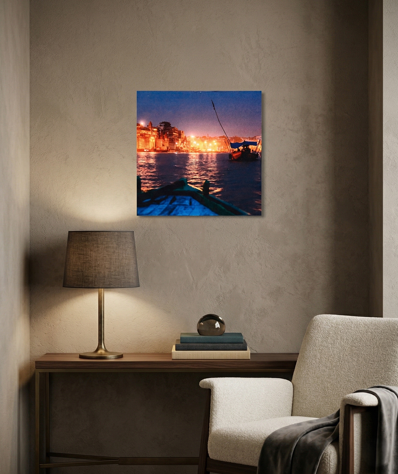 Khushi-Living-Paintings-Devotional-Kashi-Ghat