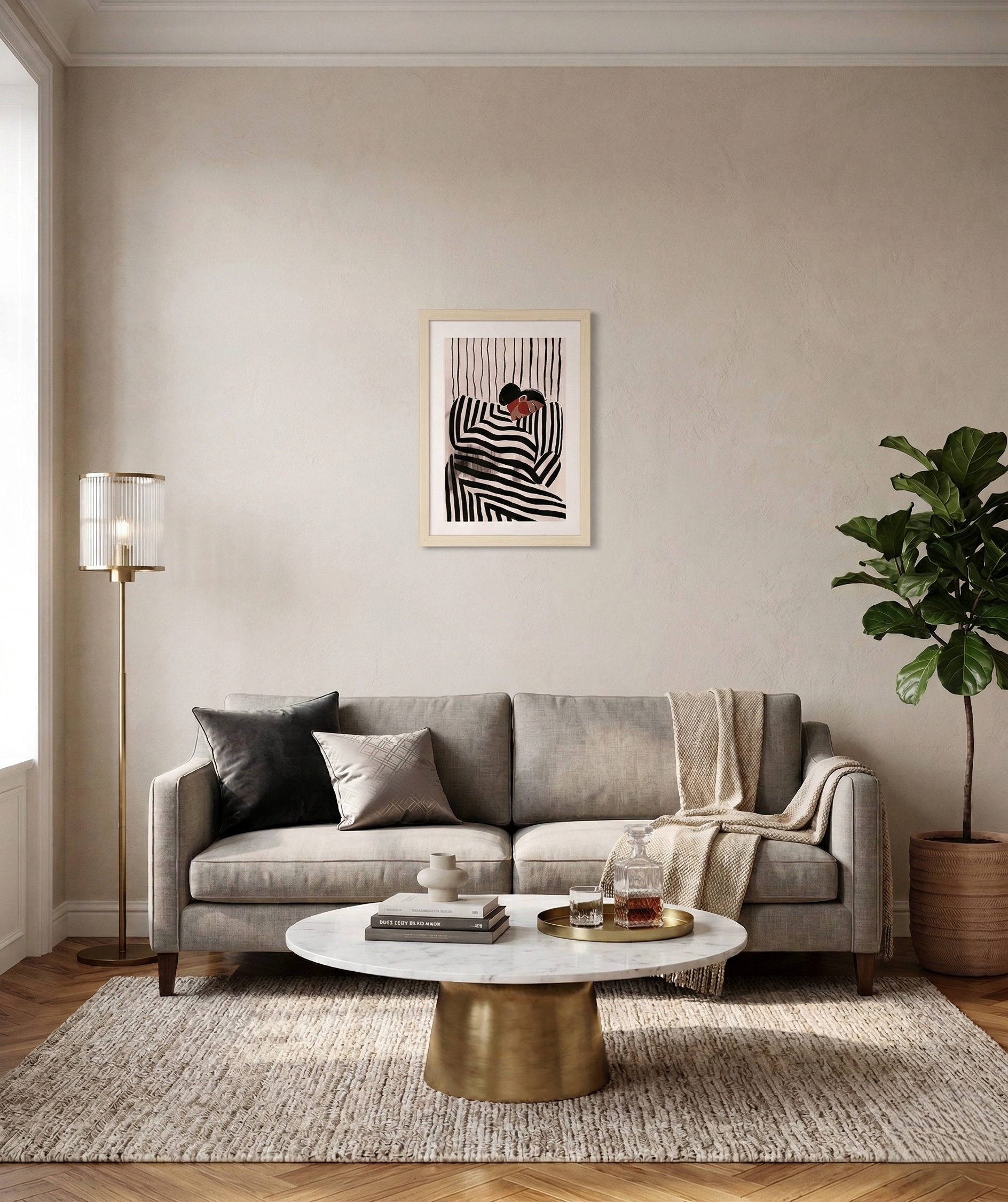 Khushi-Living-Paintings-Black & White