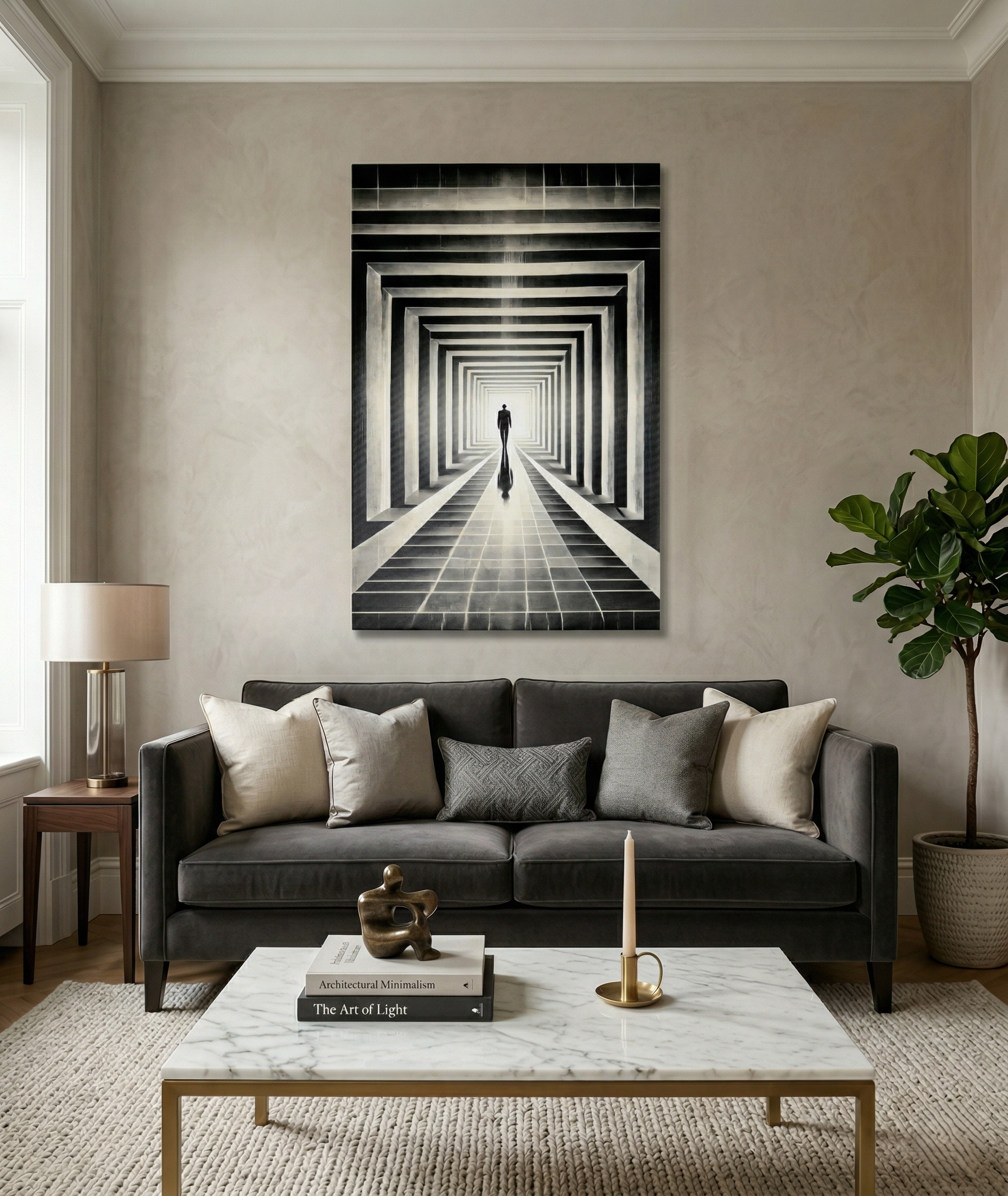 Khushi-Living-Paintings-Black & White