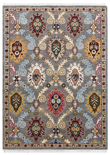 Grey Ikat