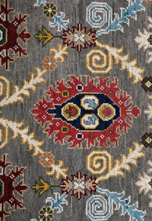 Grey Ikat