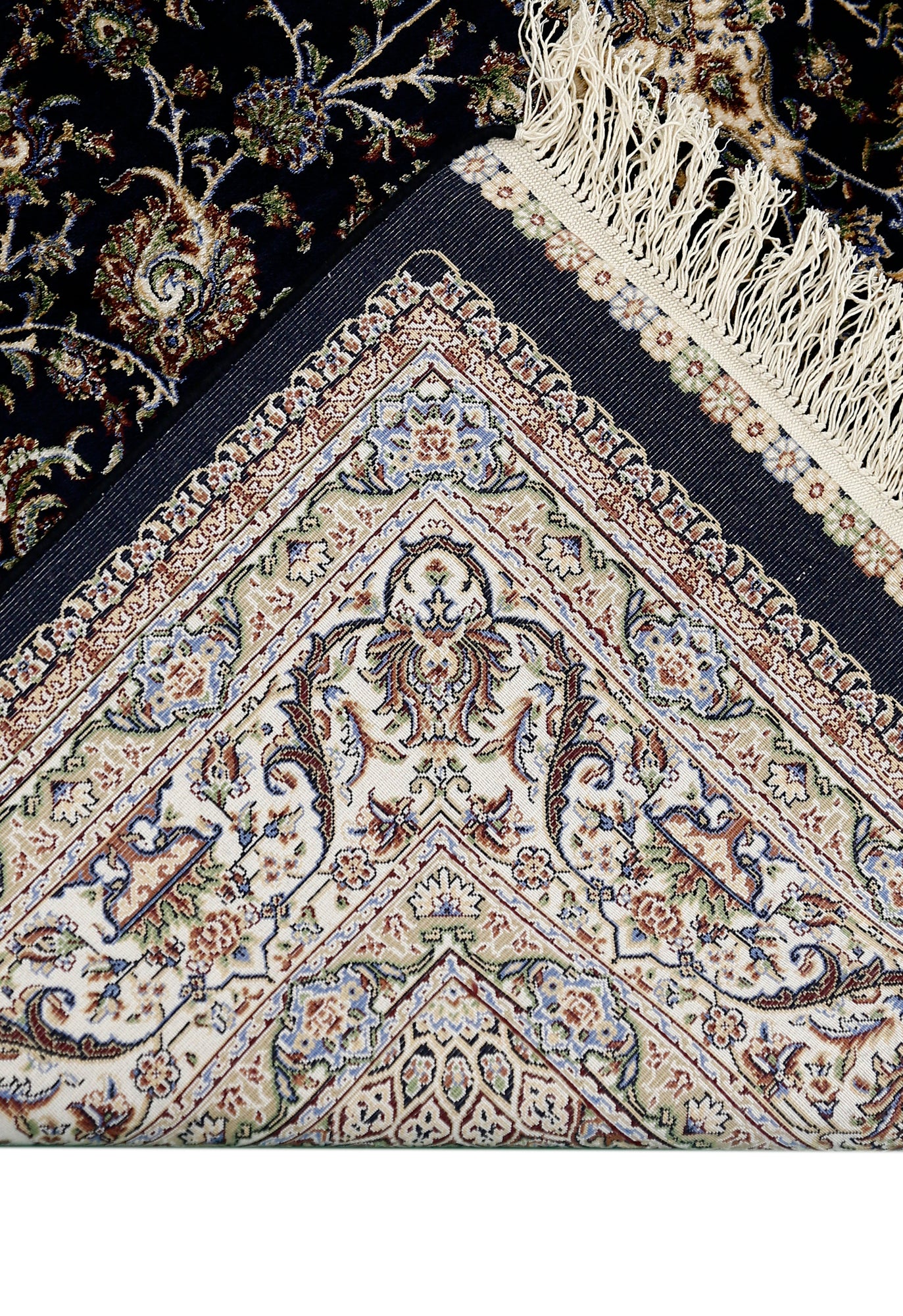 Midnight Sunburst Blue Rug