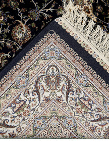 Midnight Sunburst Blue Rug