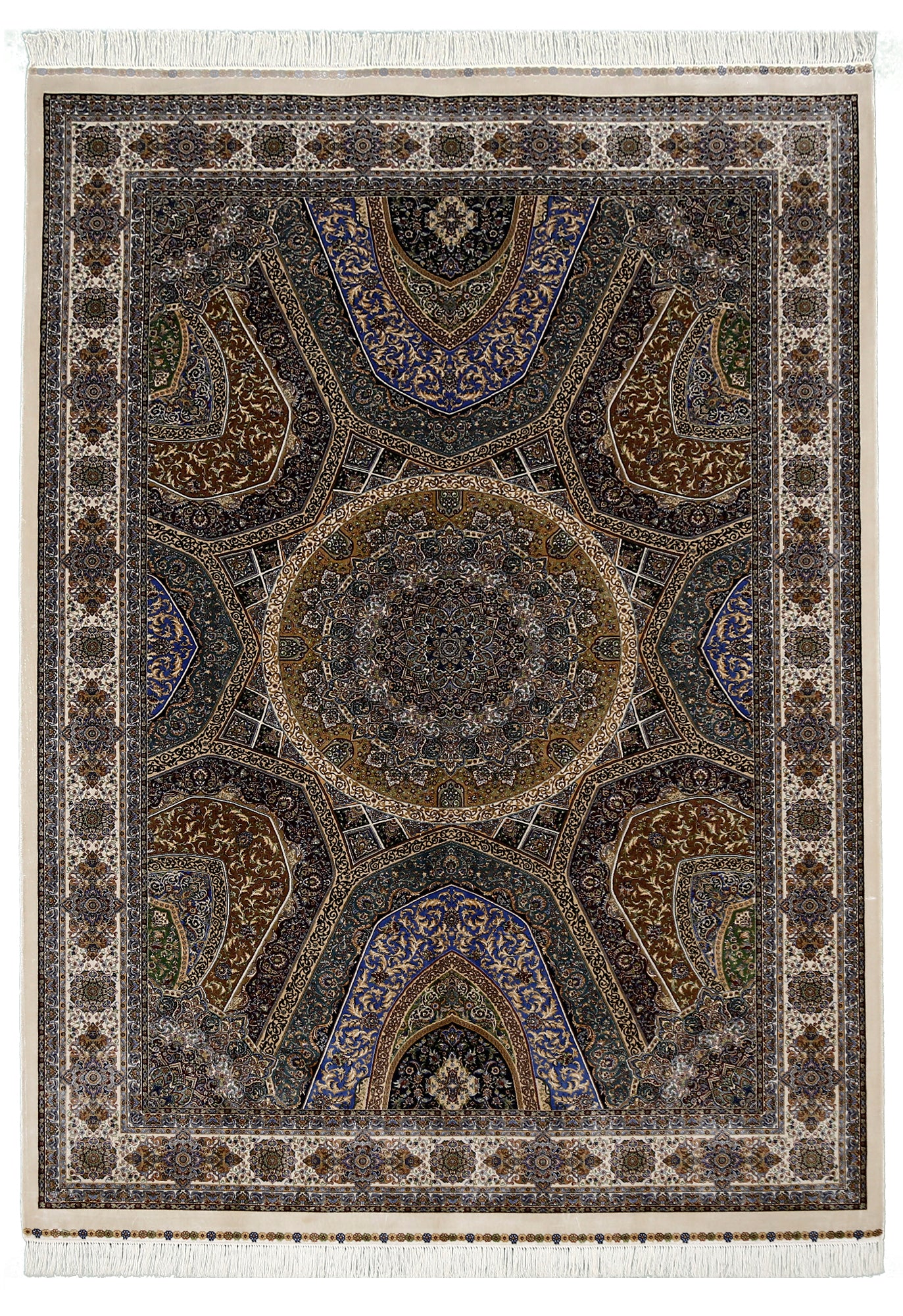 Ivory Arch Medallion Rug