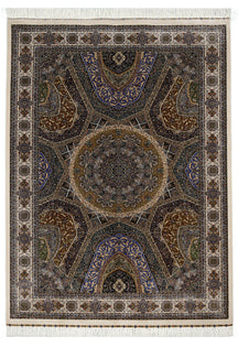 Ivory Arch Medallion Rug
