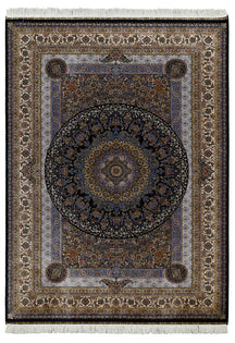 Midnight Halo Medallion Rug
