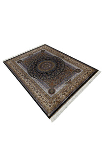 Midnight Halo Medallion Rug