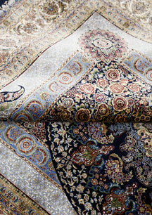 Midnight Halo Medallion Rug