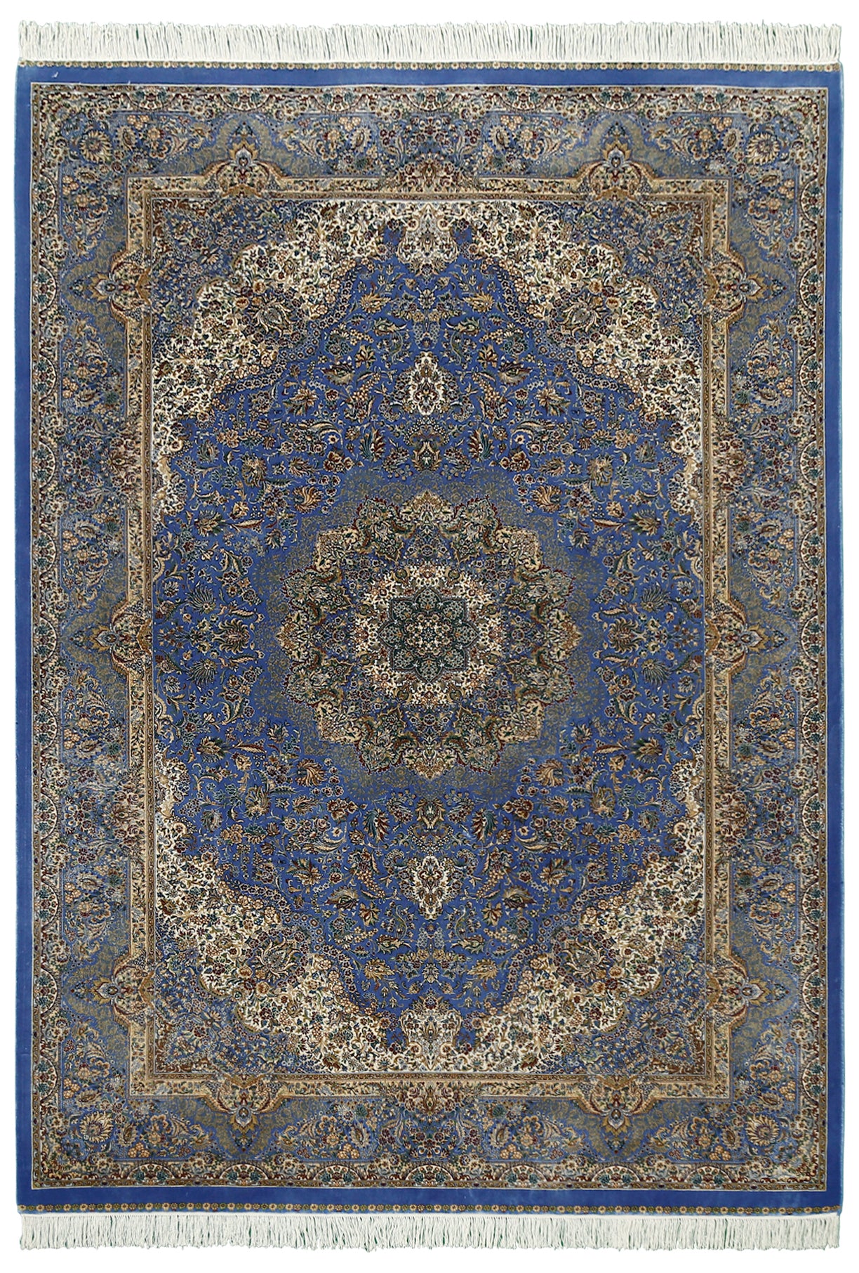 Sapphire Garden Medallion Rug