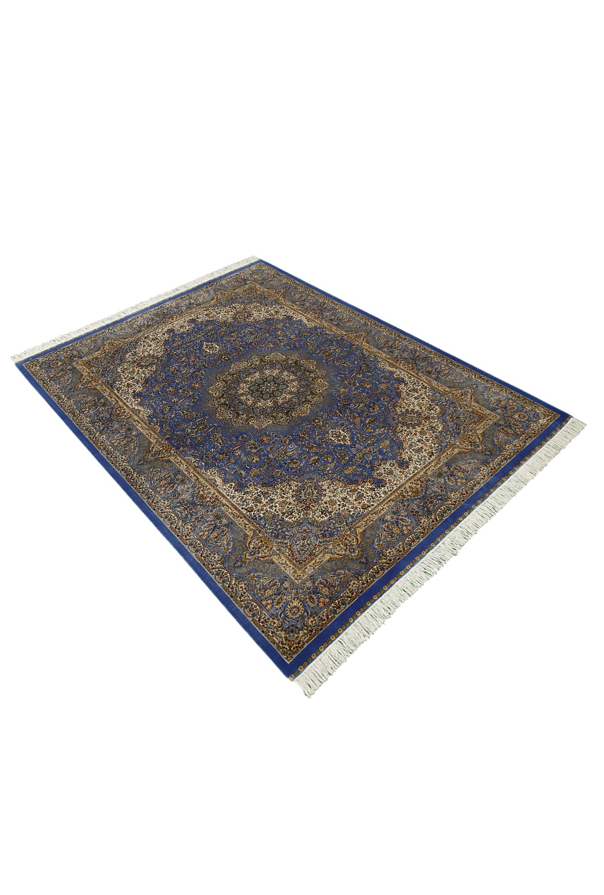 Sapphire Garden Medallion Rug