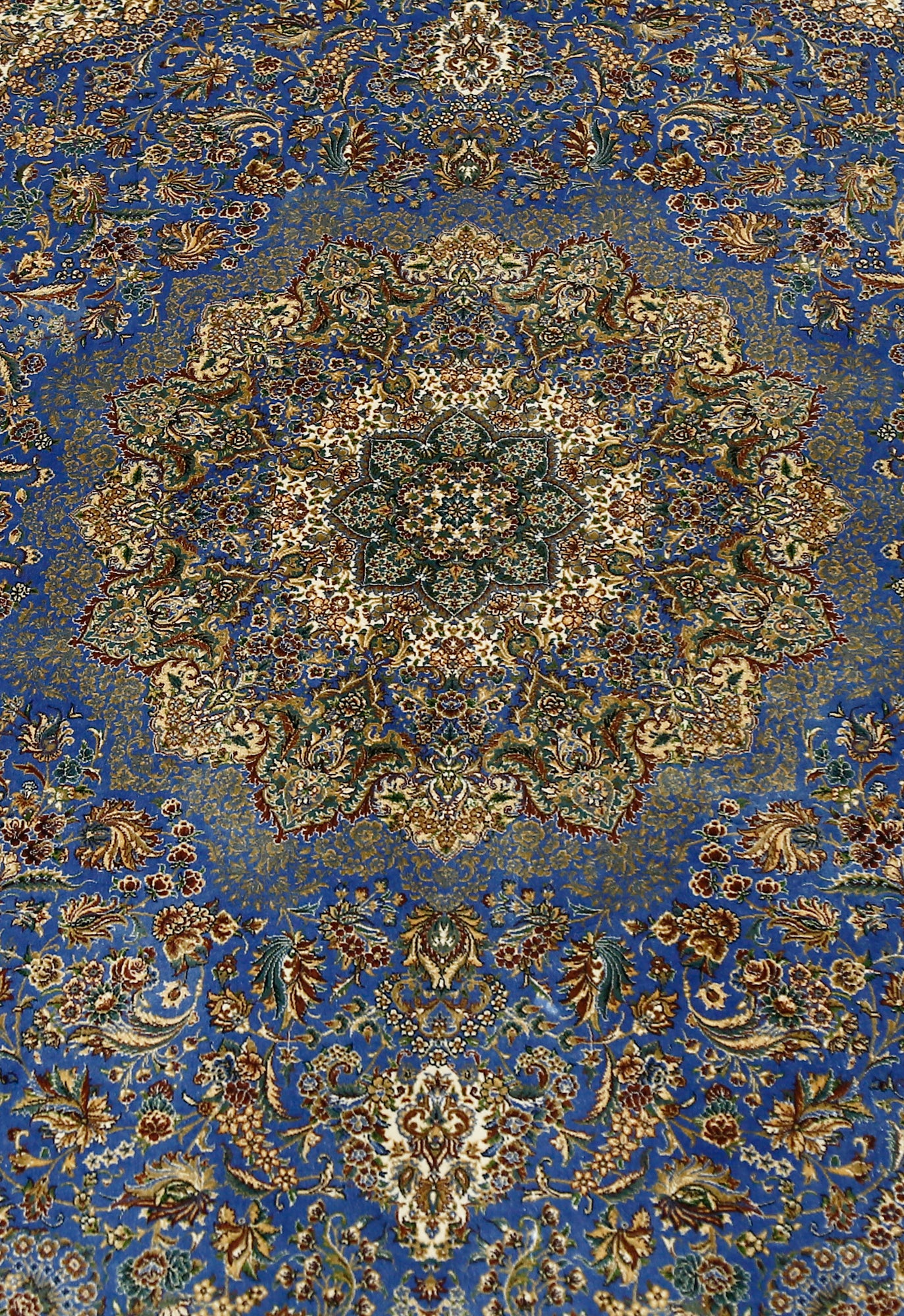 Sapphire Garden Medallion Rug