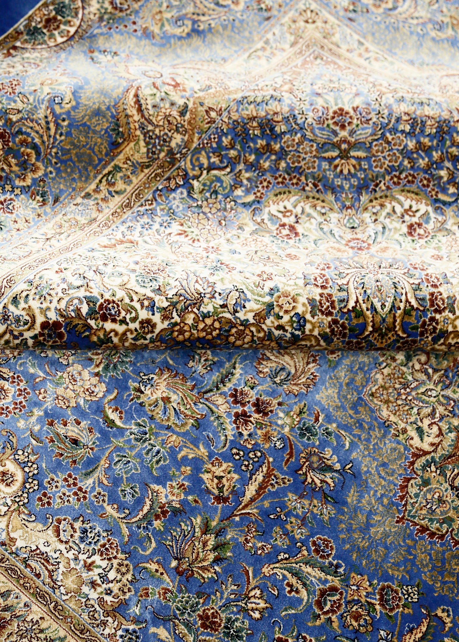 Sapphire Garden Medallion Rug
