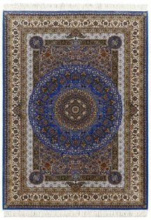 Imperial Azure Medallion Rug