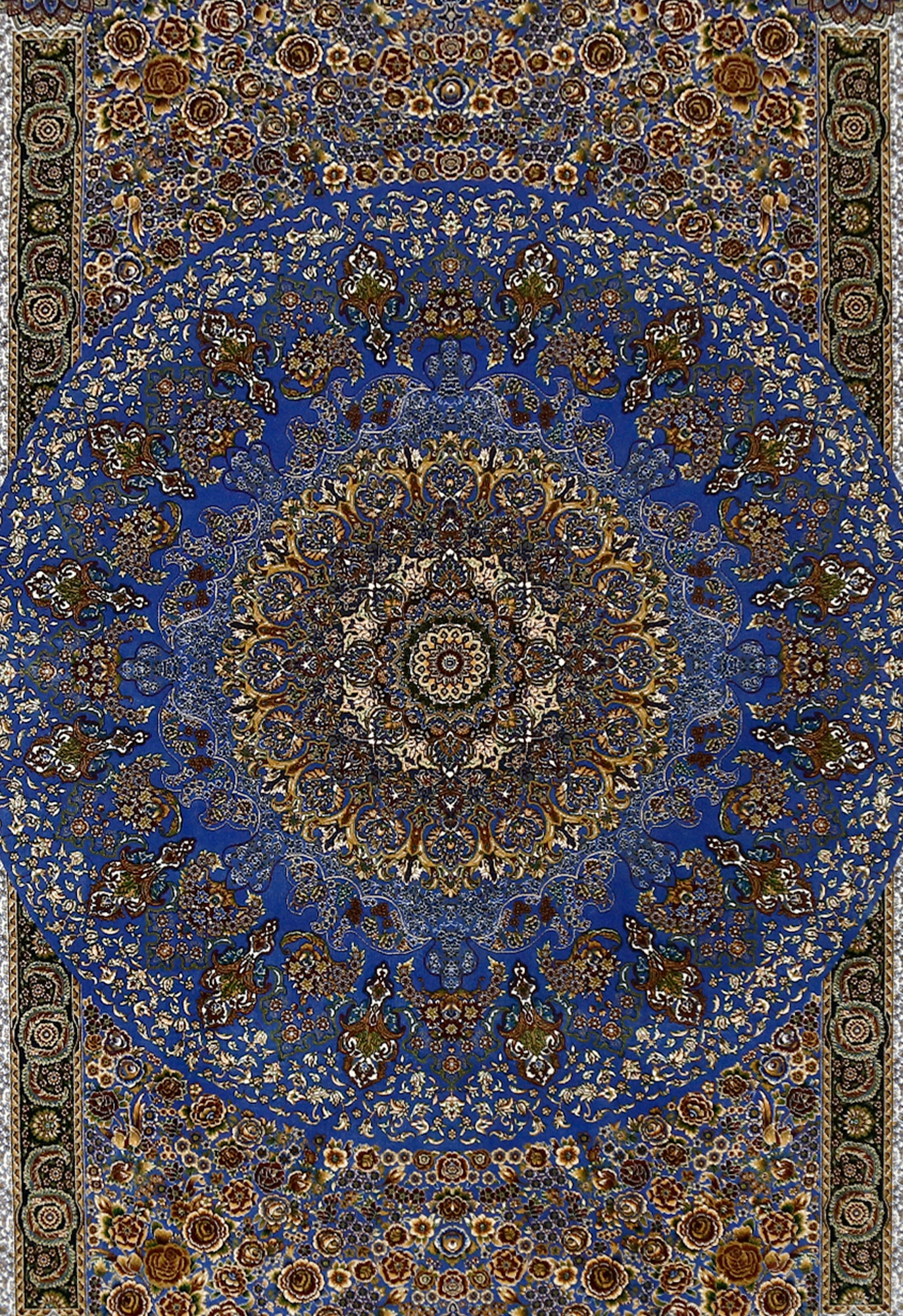 Imperial Azure Medallion Rug