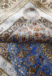 Imperial Azure Medallion Rug