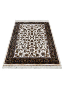 Cream Black Classic Rug