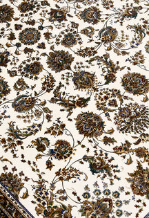 Cream Black Classic Rug