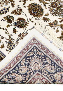 Cream Black Classic Rug