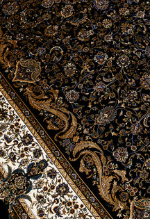 Midnight Frame Floral Rug