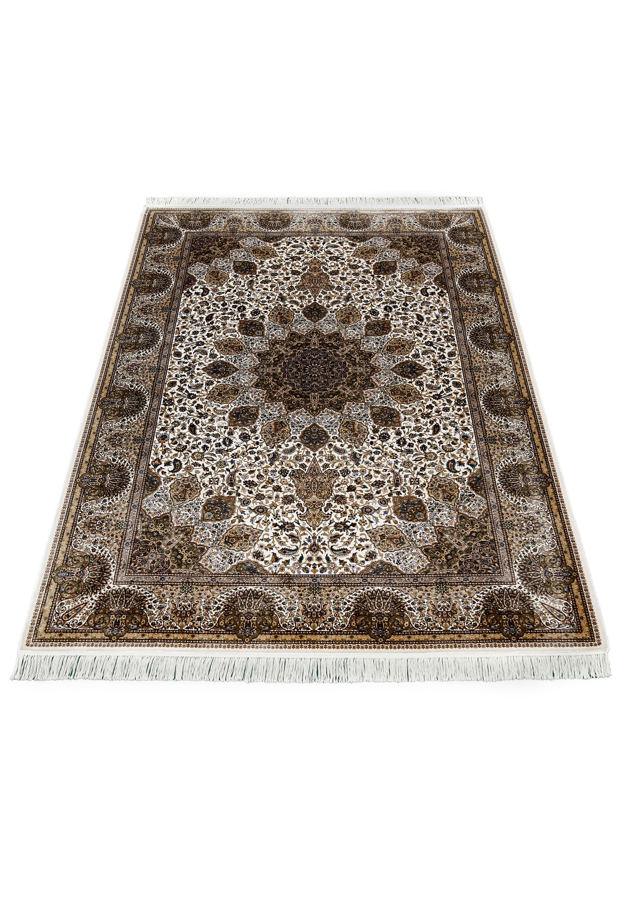 Ivory Starburst Medallion Rug
