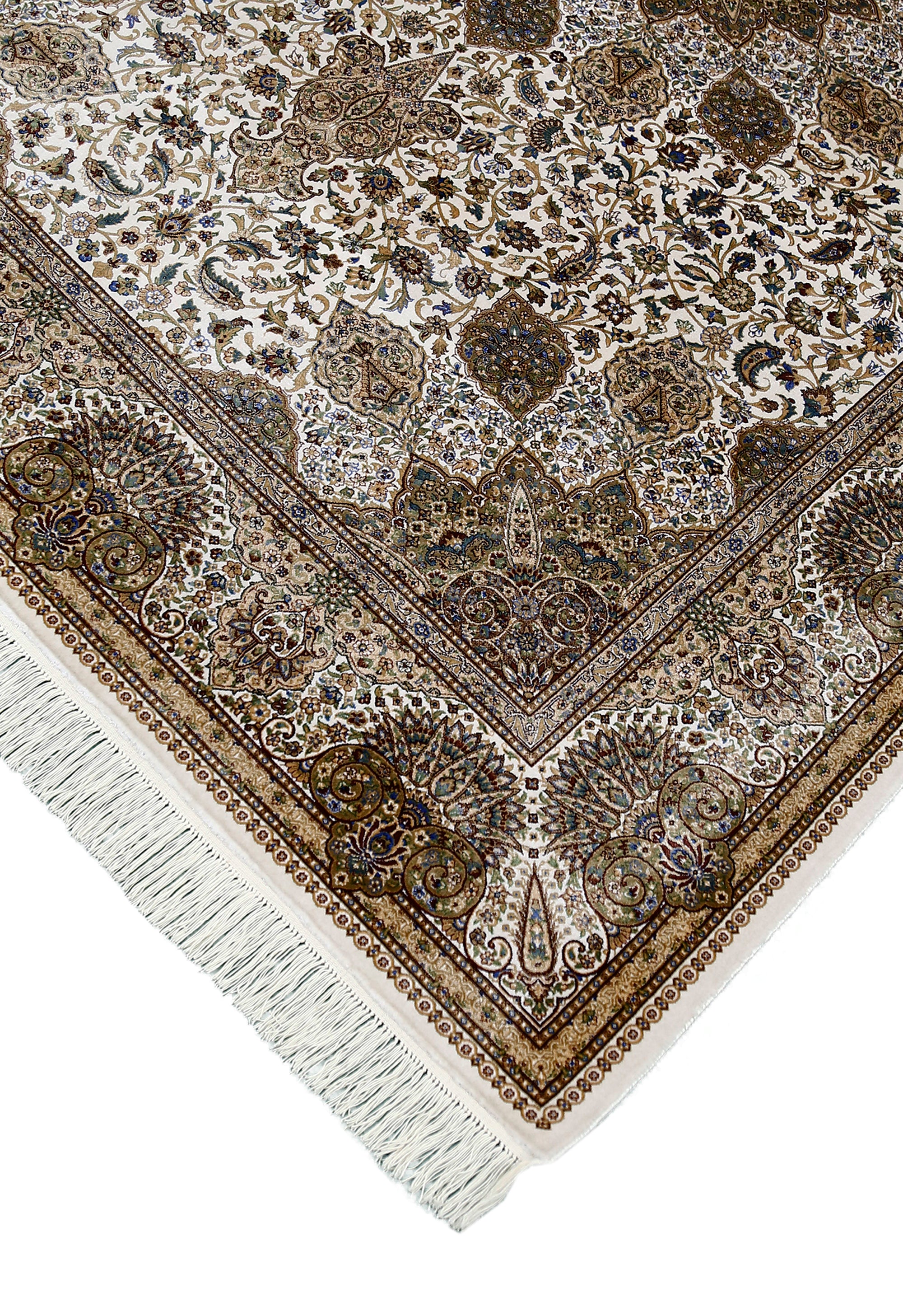 Ivory Starburst Medallion Rug