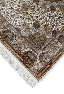 Ivory Starburst Medallion Rug
