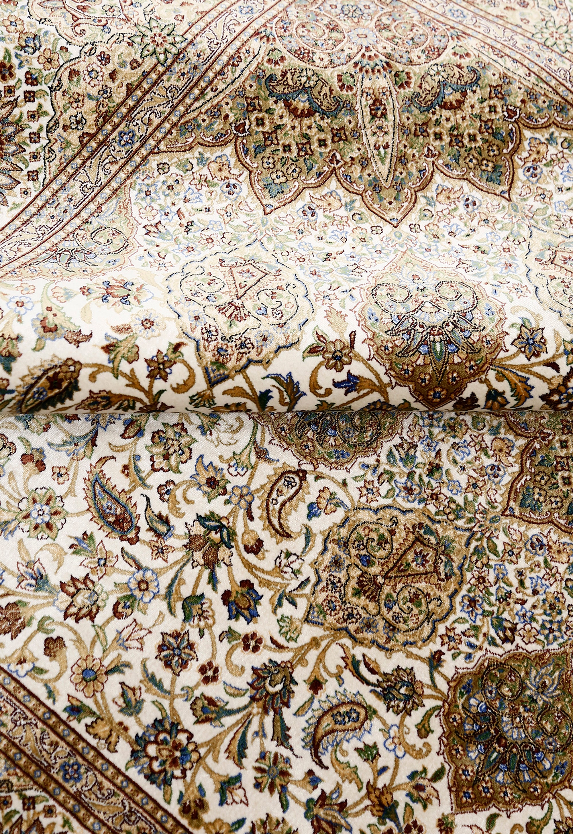 Ivory Starburst Medallion Rug