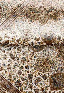 Ivory Starburst Medallion Rug