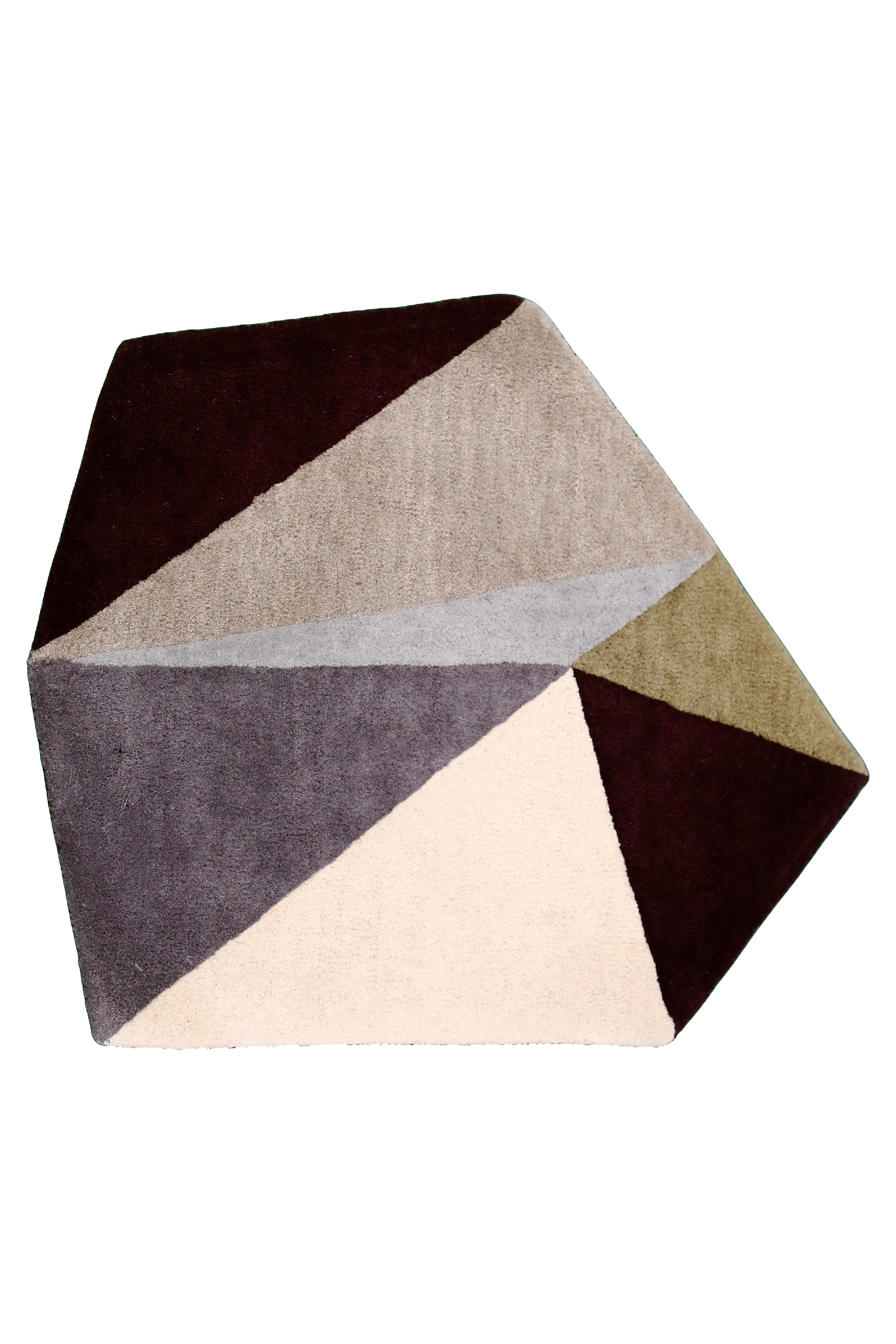 Merlot Facet Rug For Living Room