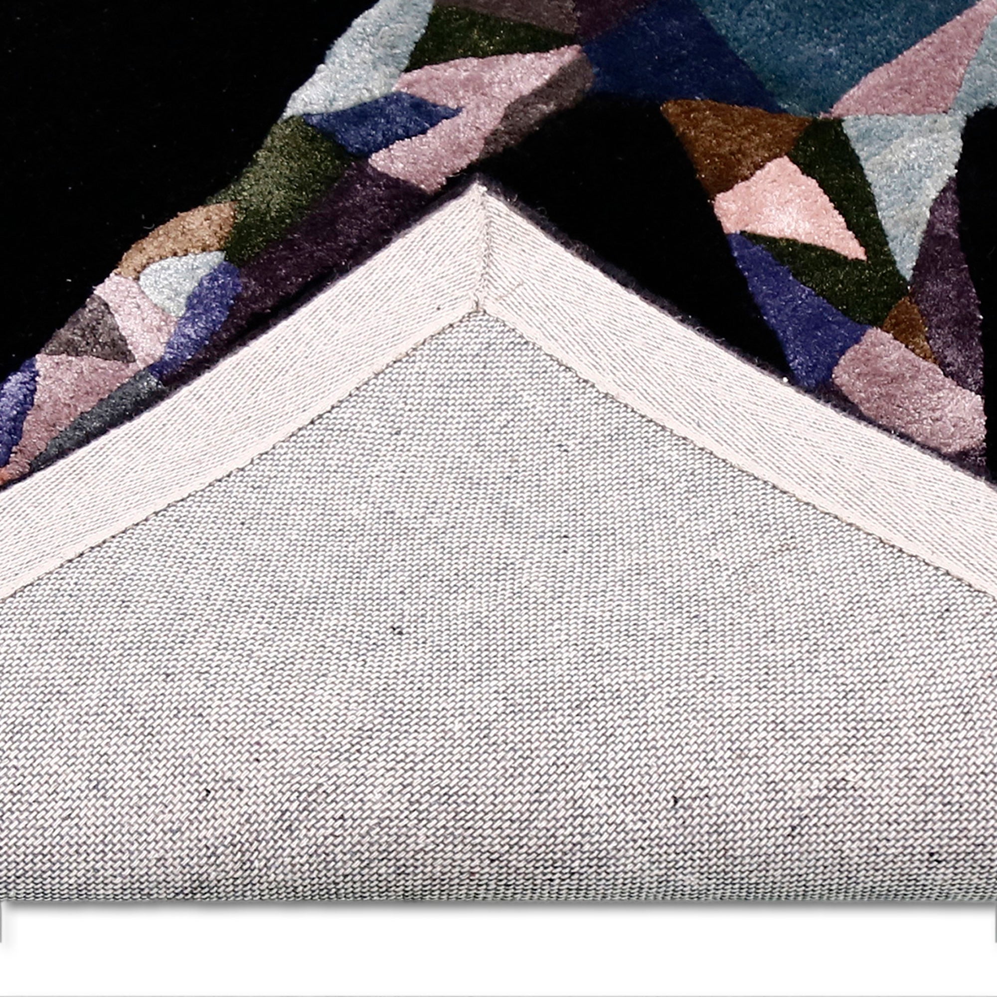 Geometric Horse Hand Tufted Wool Viscose Wall Rug