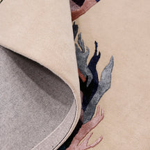 Geometric Horse Hand Tufted Wool Viscose Wall Rug
