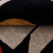 Abstract Modern Hand Tufted Wool Wall Rug