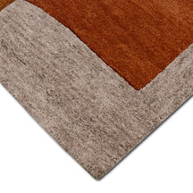 Abstract Geometric Hand Tufted Wool Viscose Wall Rug