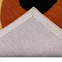 Abstract Bird Forms Hand Tufted Wool Viscose Wall Rug