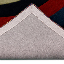 Concentric Circle Hand Tufted Wool Wall Rug