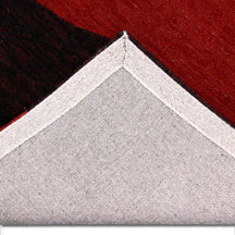 Abstract Lady Hat Hand Tufted Wool Wall Rug