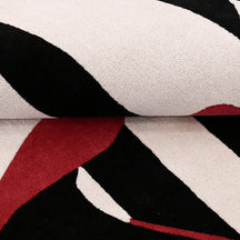 Lipstick Lady Pop Art Hand Tufted Wool Wall Rug