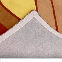 Abstract Landscape Hands Hand Tufted Wool Wall Rug
