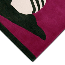 Abstract Fashion Lady Hand Tufted Wool Wall Rug