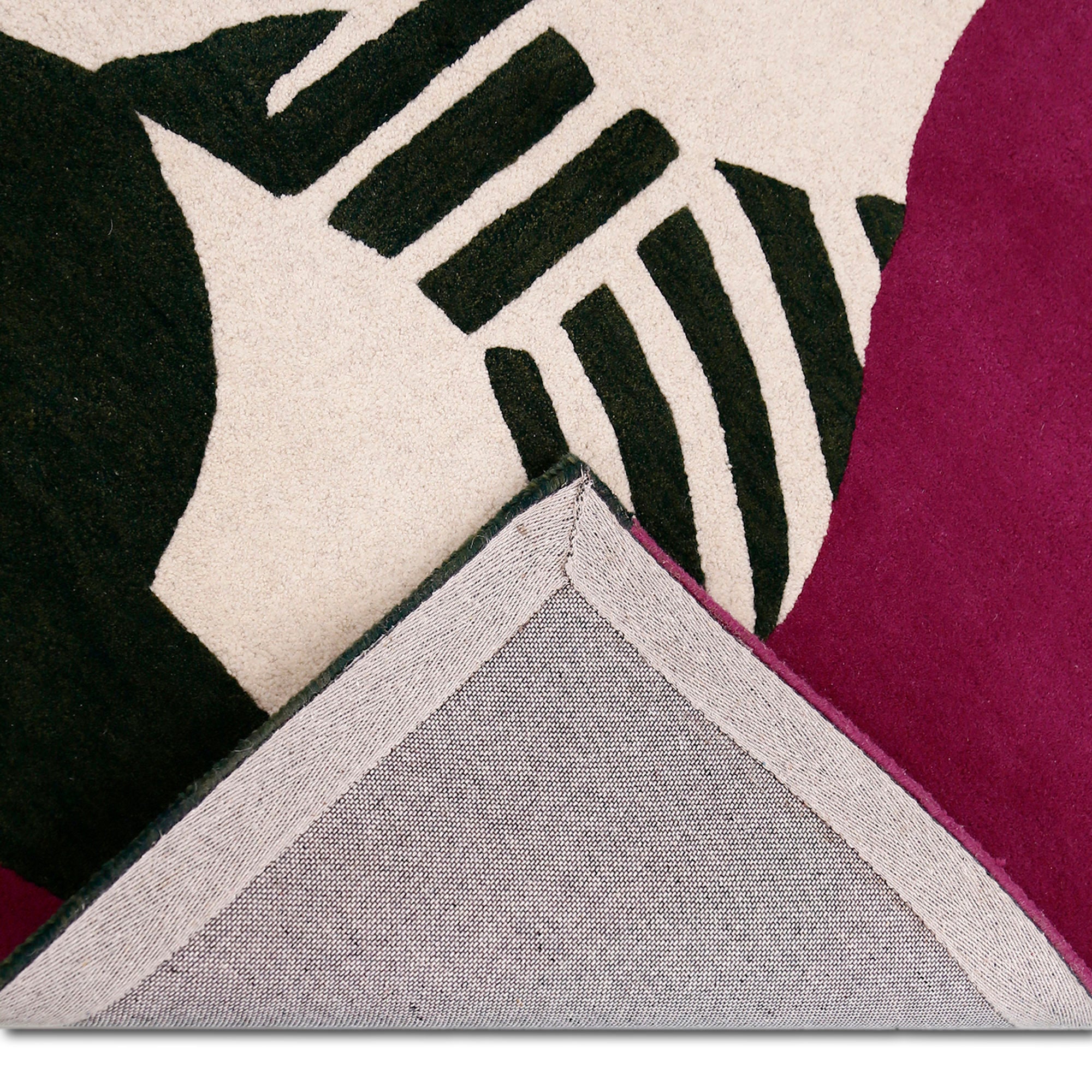 Abstract Fashion Lady Hand Tufted Wool Wall Rug