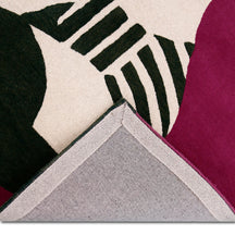 Abstract Fashion Lady Hand Tufted Wool Wall Rug