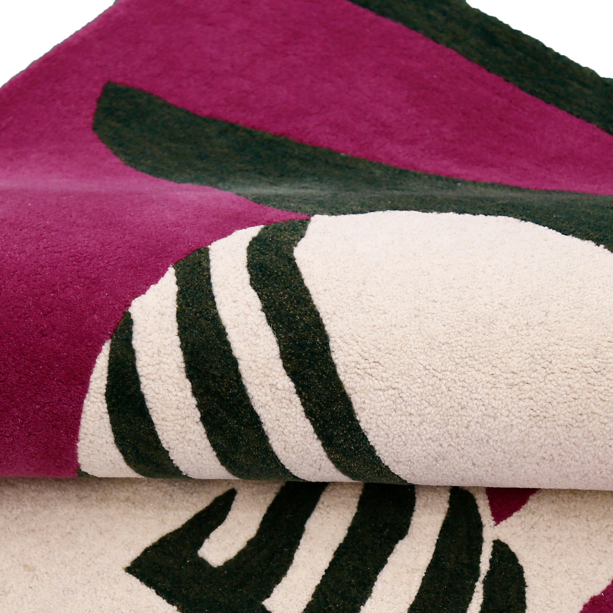 Abstract Fashion Lady Hand Tufted Wool Wall Rug